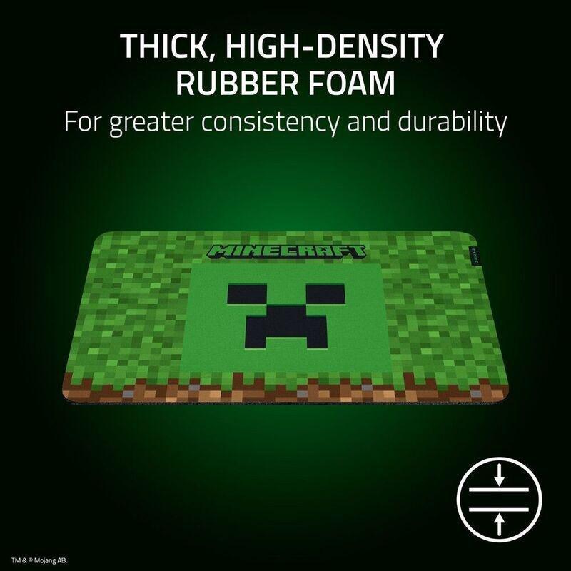 Razer Gigantus V2 Medium Soft Gaming Mouse Mat - (Minecraft Edition) (14.18 x 10.84 x 0.12-Inch), , large image number 3