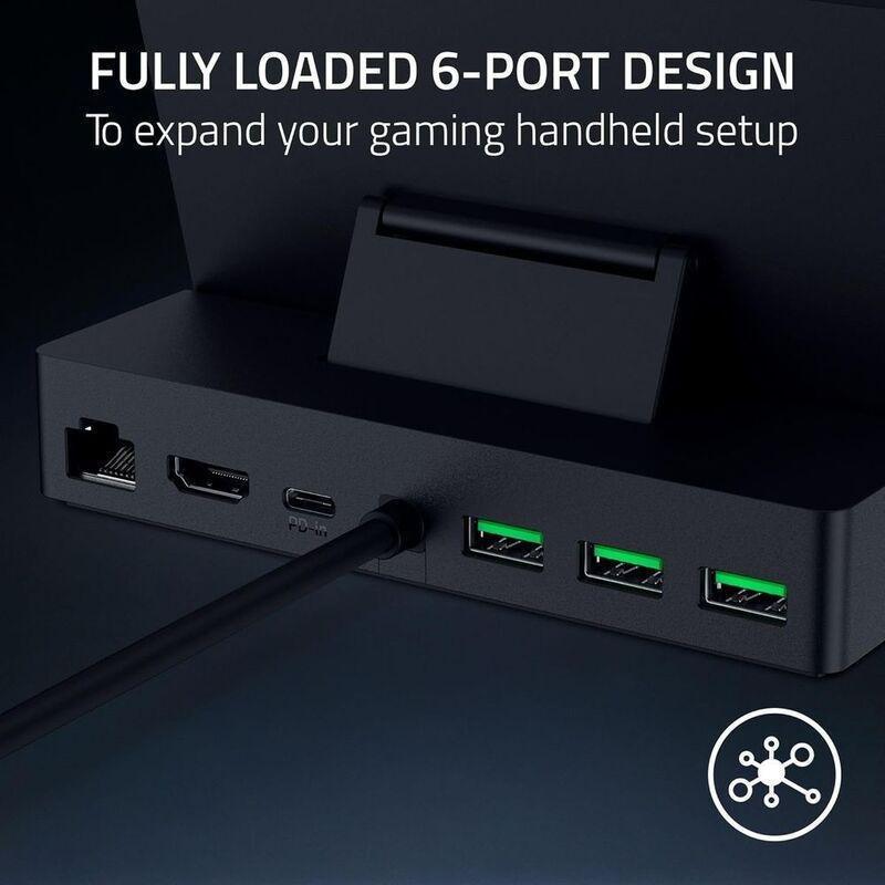 Razer Handheld Dock Chroma HDMI & USB Charging HUB For Gaming Handhelds & Tablets, , large image number 2