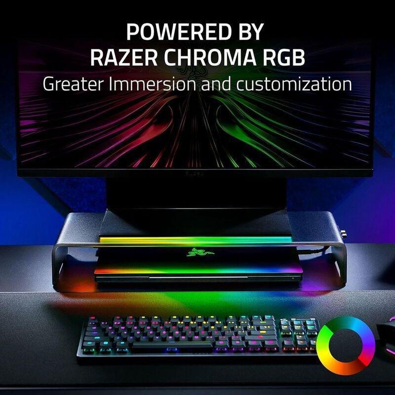 Razer Monitor Stand Chroma Aluminum Monitor Stand With 4-Port HUB, , large image number 6