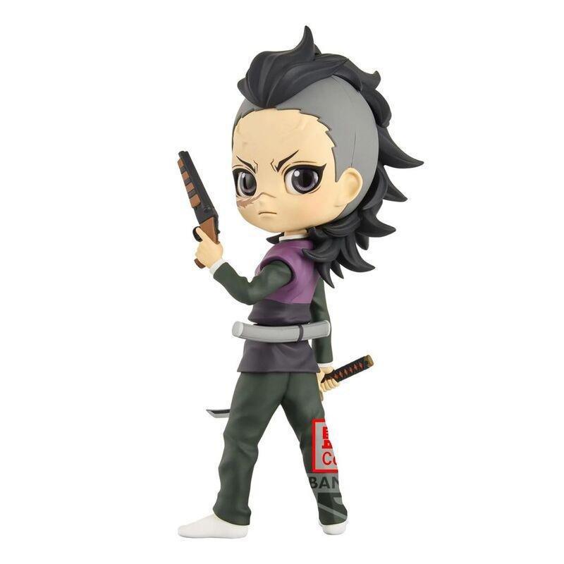 Banpresto Demon Slayer: Kimetsu No Yaiba Q Posket Genya Shinazugawa Figure, , large image number 0