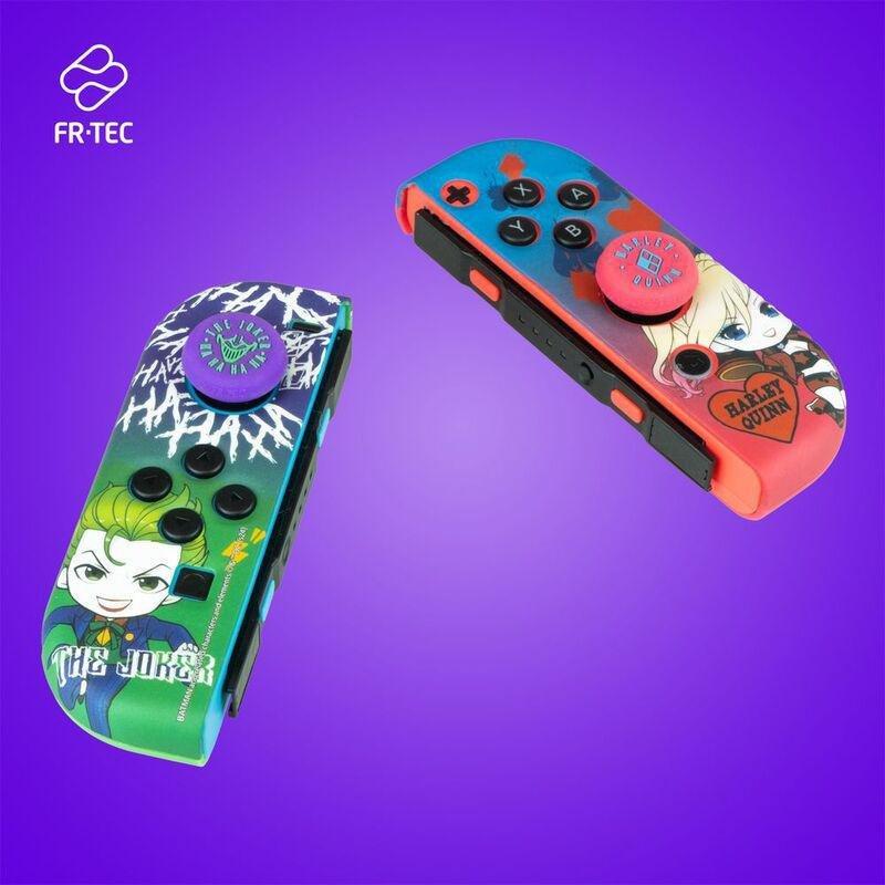 FR-TEC Switch DC Combo Pack Joker & Harley Quinn Joy-Con Skin And Grip, , large image number 1