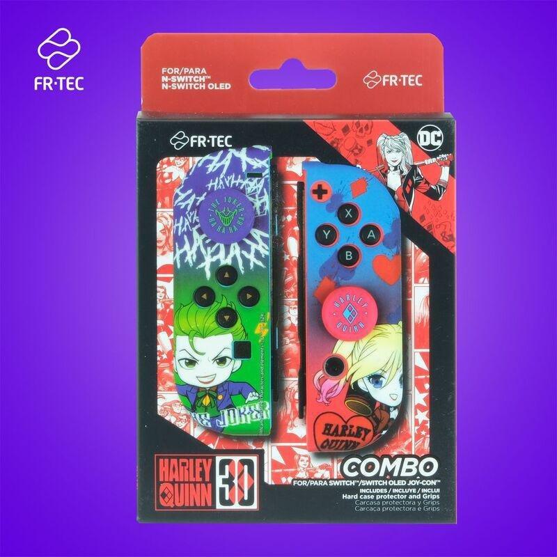 FR-TEC Switch DC Combo Pack Joker & Harley Quinn Joy-Con Skin And Grip, , large image number 3