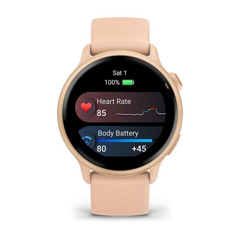 Garmin Vivoactive 6 Smartwatch - Metallic Pink Dawn/ Pink Dawn Band, , large image number 4