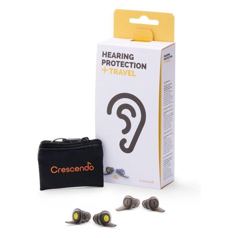 Crescendo Travel Hearing Protection Reusable  Ear Plugs (Eco Box), , large image number 0