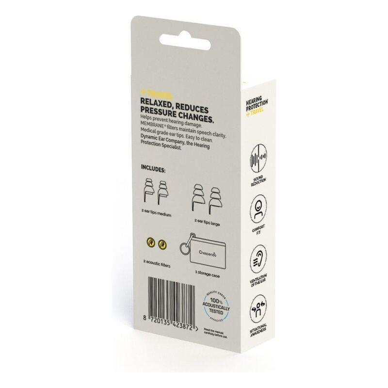 Crescendo Travel Hearing Protection Reusable  Ear Plugs (Eco Box), , large image number 2