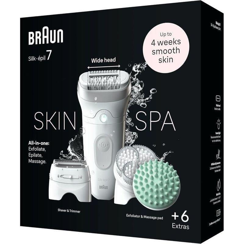 Braun Silk-Epil 7 Skinspa 7-081 Epilator Hair Remover, , medium