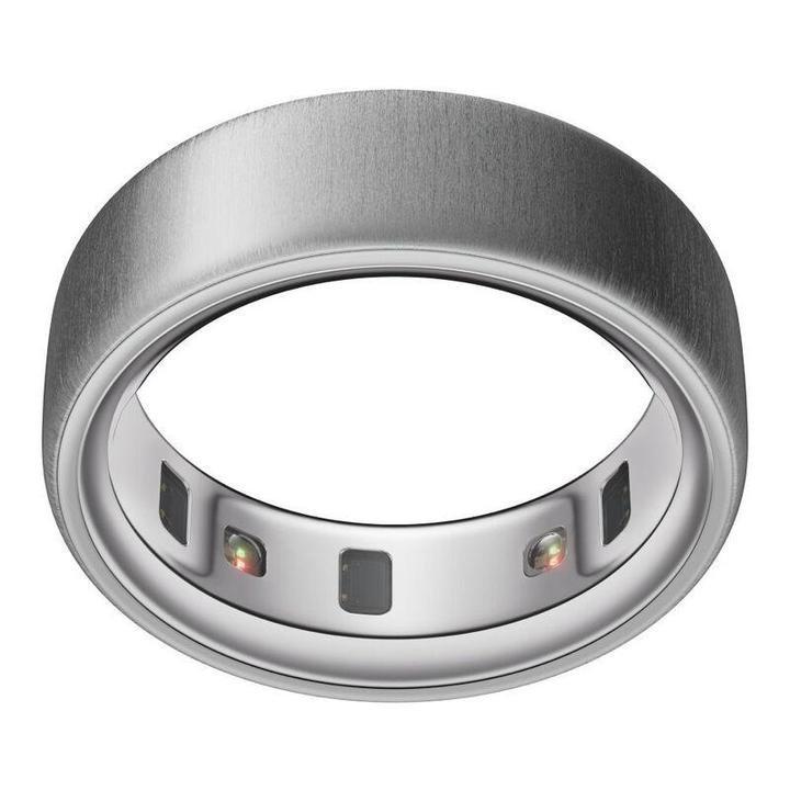 Oura Ring 4 Smart Ring Health Activity Tracker - Brushed Silver (Ring Size 14), , medium