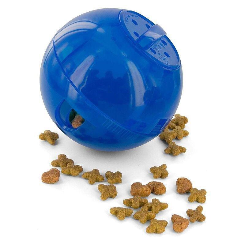 Petsafe Slimcat Food Dispensing Cat Toy - Blue, , large image number 0