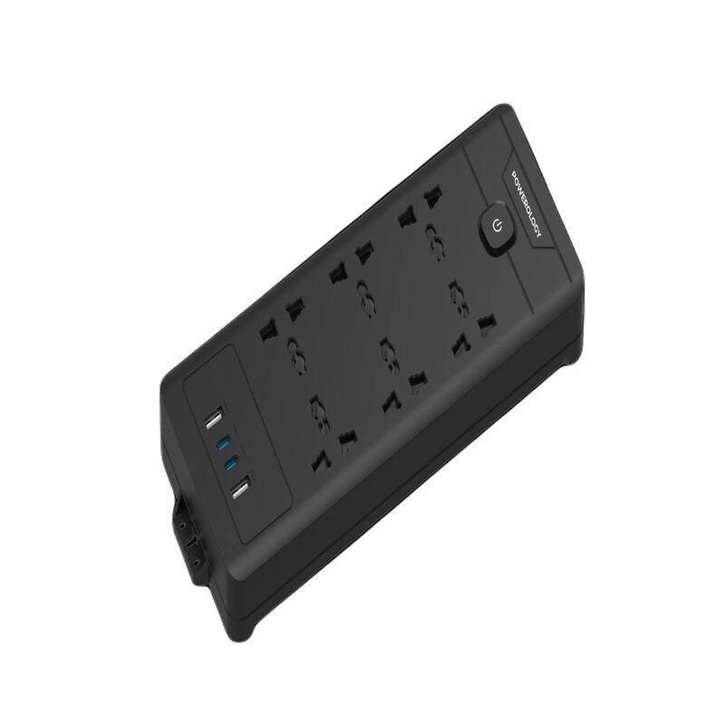 Powerology 6Ac 2500W Power Strip - Black, , medium