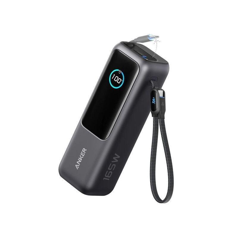 Anker Power Bank 25K 165W Built-In And Retractable Cables, , medium