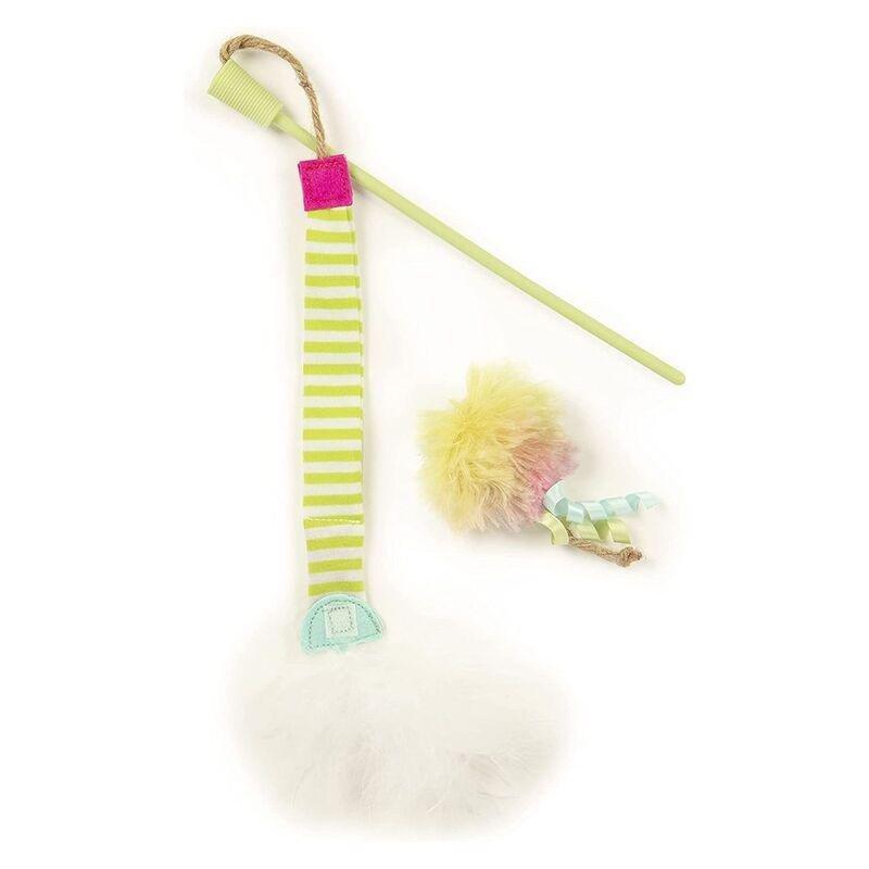Smartykat Silly Swinger Feather And Catnip Wand Cat Toy, , large image number 0