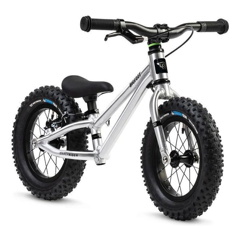 Early Rider Balance Bike Big Foot 12 Brushed Aluminium Kids Bike, , large image number 0