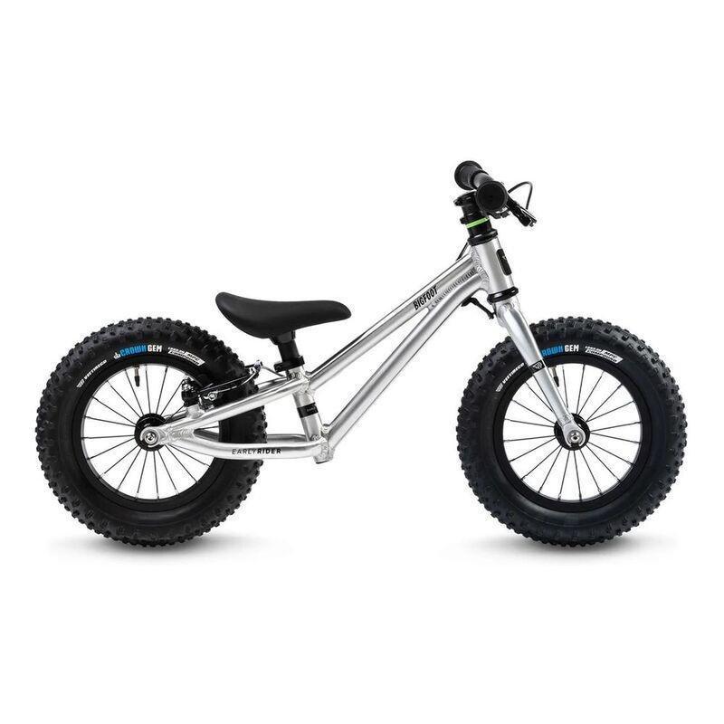 Early Rider Balance Bike Big Foot 12 Brushed Aluminium Kids Bike, , large image number 1
