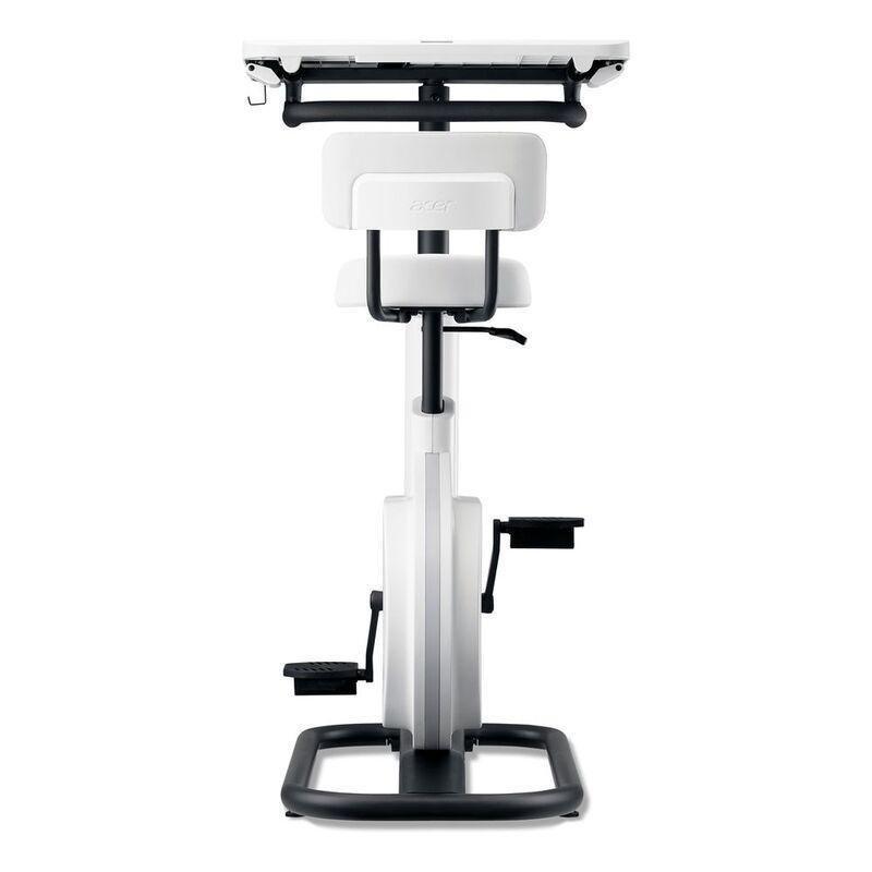 Acer BD3 Ekinekt Charging Upright Bike Desk - White, , large image number 2