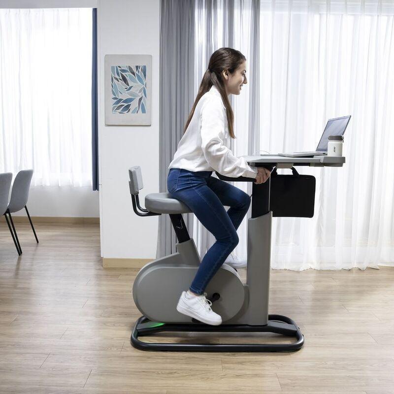 Acer BD3 Ekinekt Charging Upright Bike Desk - White, , large image number 3