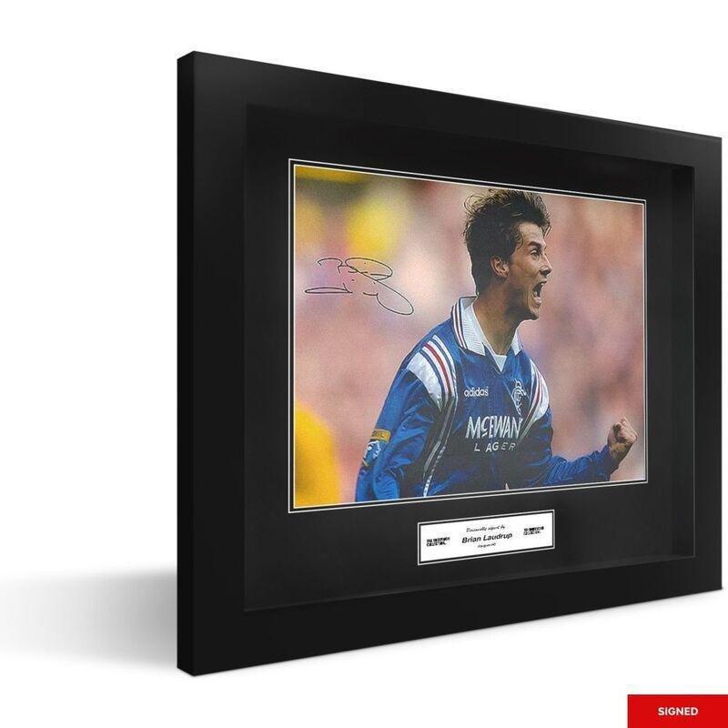 Bootroom Collection Brian Laudrup Signed Image Framed 16 X 12 Inches, , large image number 0