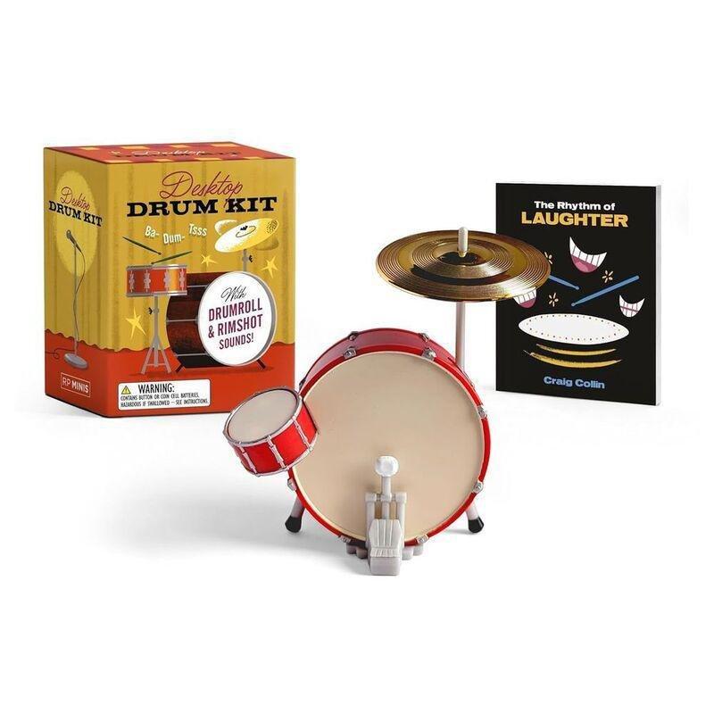 Desktop Drum Kit - With Drumroll & Rimshot Sounds! | Craig Collin, , large image number 0