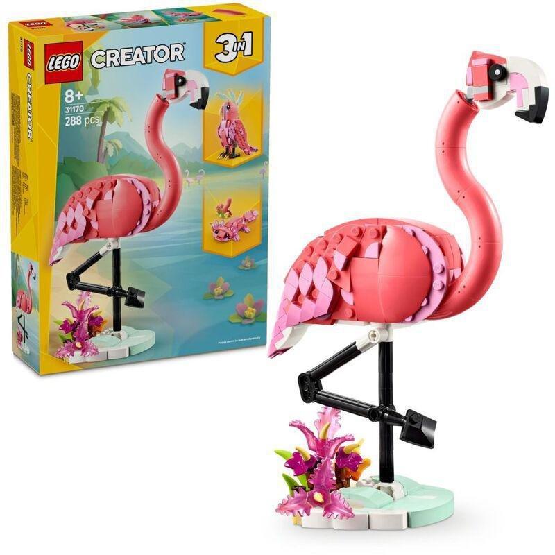 LEGO Creator - Wild Animal - Pink Flamingo 31170 (288 Pieces), , large image number 0