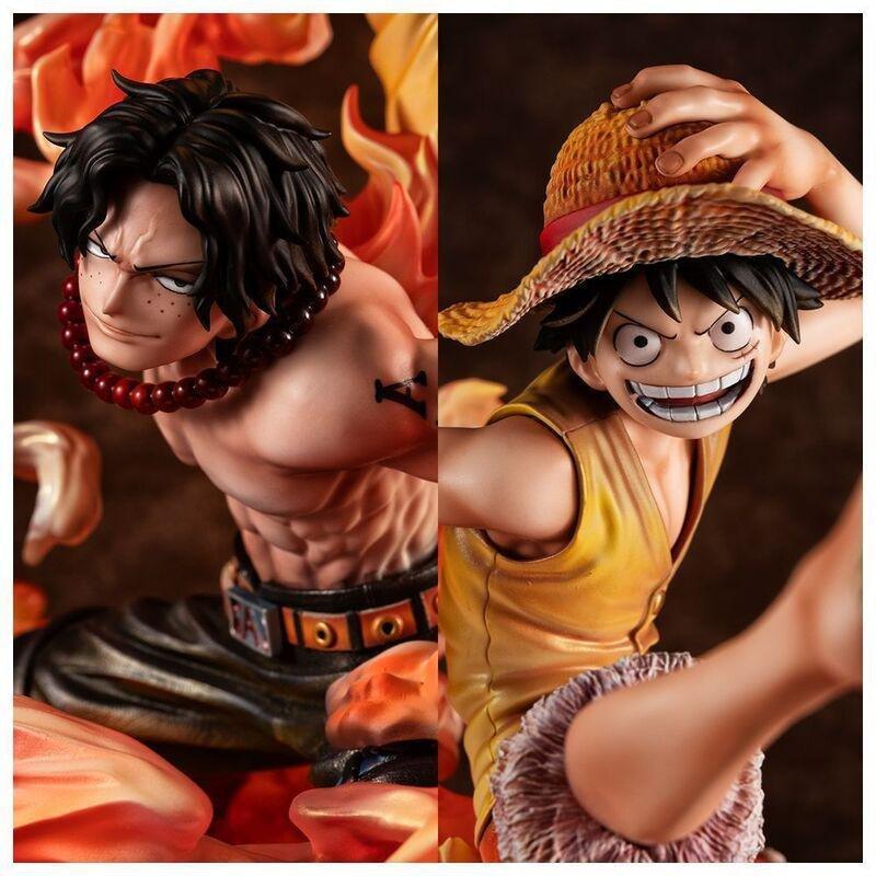 Megahouse Portrait Of Pirates One Piece Neo - Maximum Luffy & Ace - Bond Between Brothers - 20th Limited Ver 24.5 cm Figure, , large image number 3