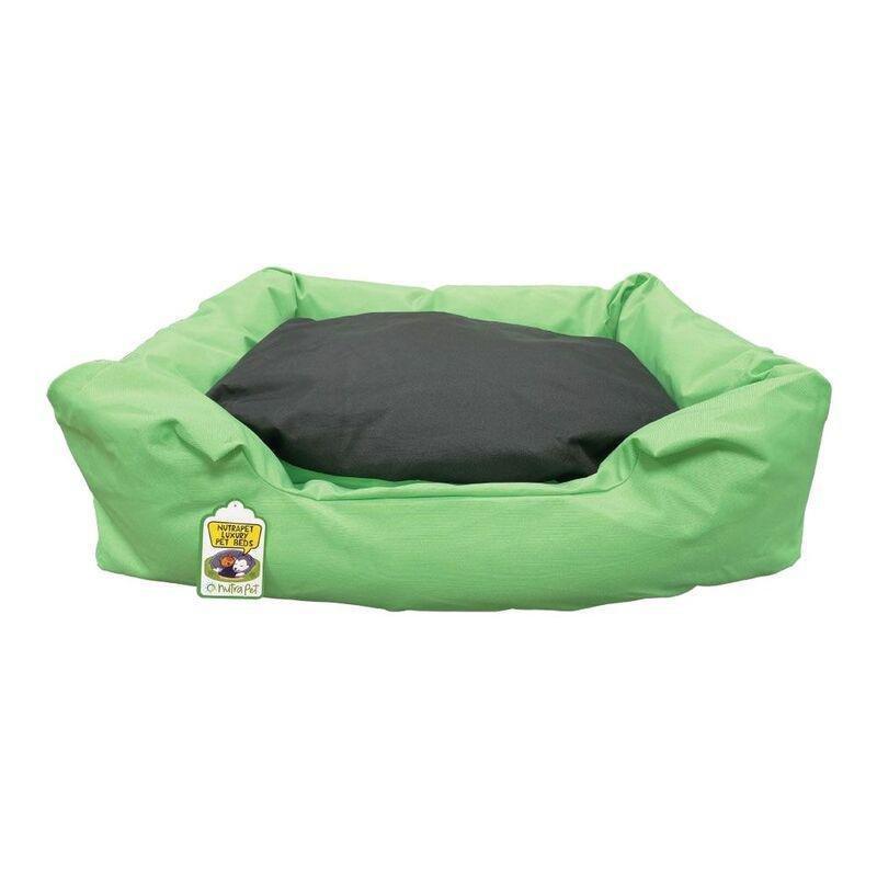 Nutrapet Lounger Pet Bed - Green & Black - Medium (75 x 59 x 17 cm), , large image number 0