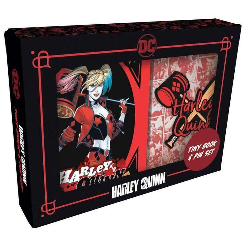 Dc Comics - Harley Quinn Tiny Book And Pin Set | Insight Editions, , large image number 0
