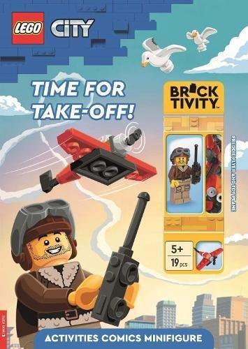 Lego City - Time For Take-Off! Activity Book (With Freddie Flyer Minifigure And Toy Plane Mini-Build) | Lego (R), , large image number 0