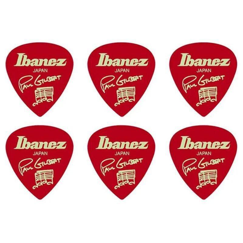 Ibanez B1000PG-CA Paul Gilbert Guitar Picks (Set of 6) - Candy Apple, , large image number 0