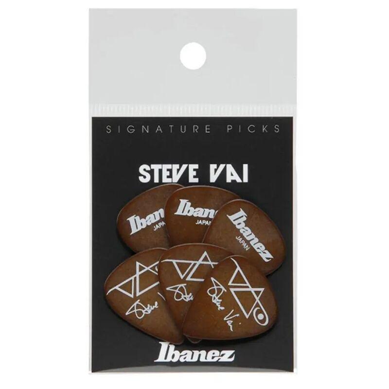 Ibanez B1000SV-BR Steve Vai Guitar Picks (Set of 6) - Brown, , large image number 3