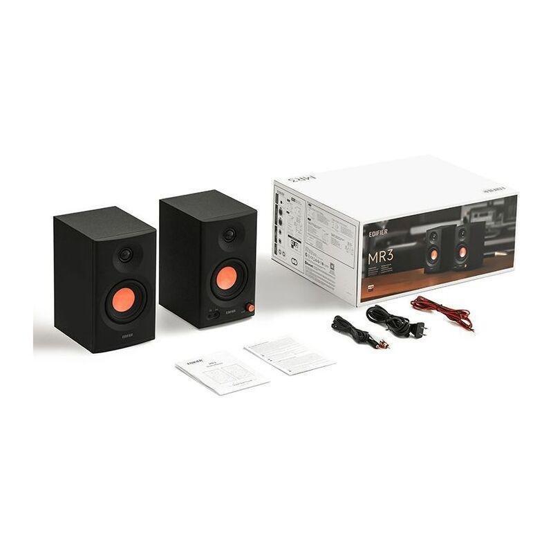 Edifier MR3 Powered Studio Monitor Speakers - Black (Pair), , large image number 0