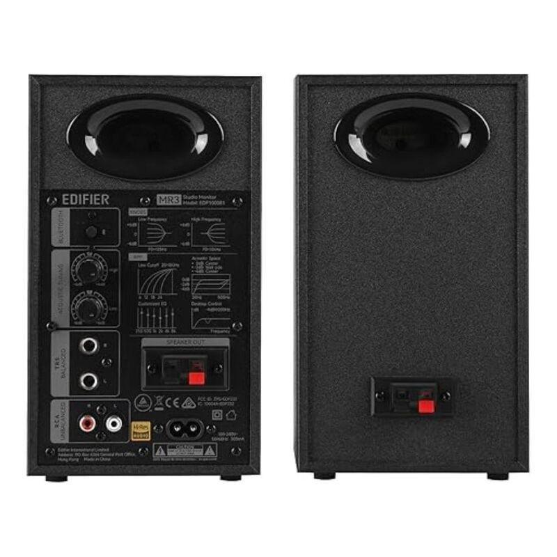 Edifier MR3 Powered Studio Monitor Speakers - Black (Pair), , large image number 1