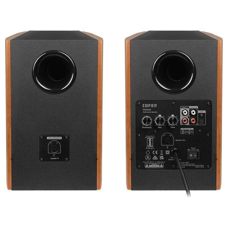 Edifier R2000DB 2.0 Bookshelf Speakers - Warm Oak, , large image number 1