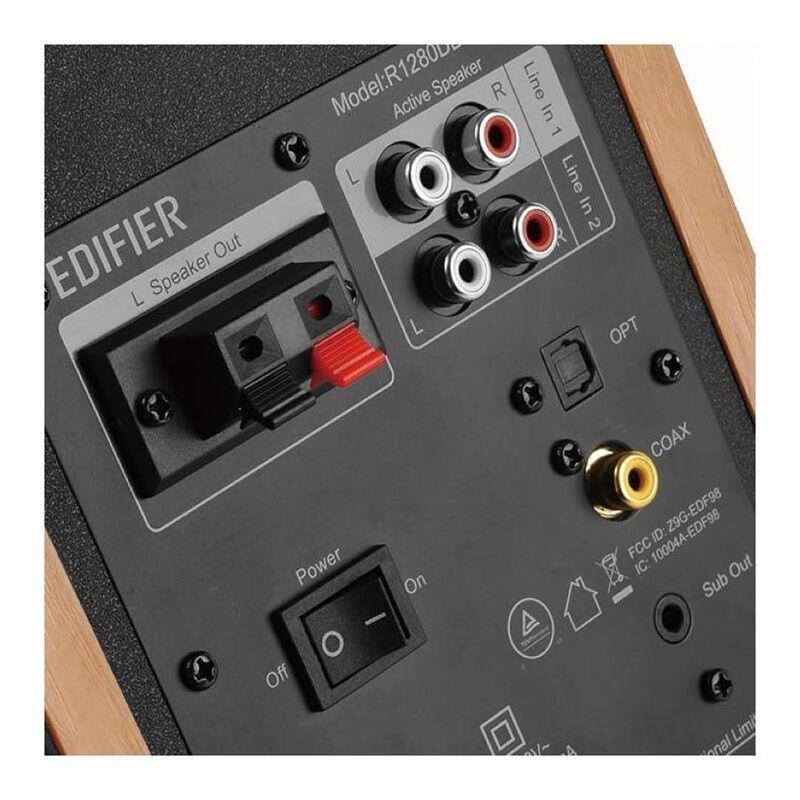 Edifier R1280DBS Active 2.0 Bookshelf Speakers with Subwoofer - Brown, , large image number 0