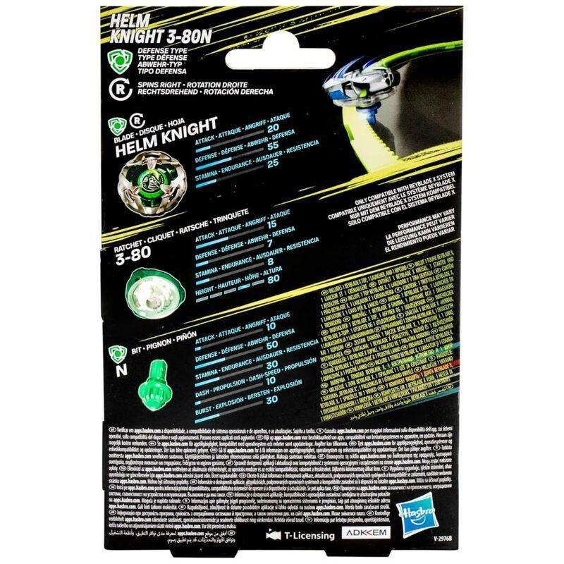 Beyblade X Launcher Helm Knight 3-80N Starter Pack Set, , large image number 3