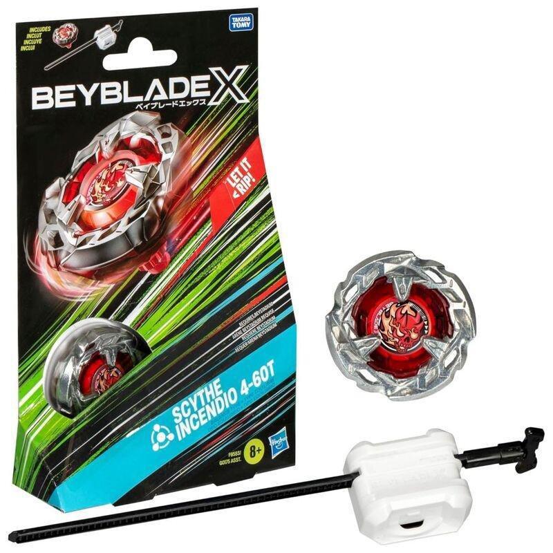 Beyblade X Launcher Scythe Incendio 4-60T Starter Pack Set, , large image number 0
