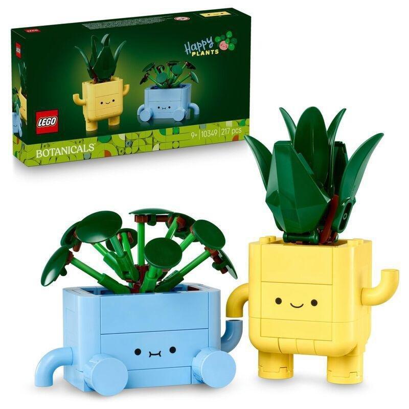 LEGO Botanicals Happy Plants Shelf Decor - 10349 (217 Pieces), , large image number 0