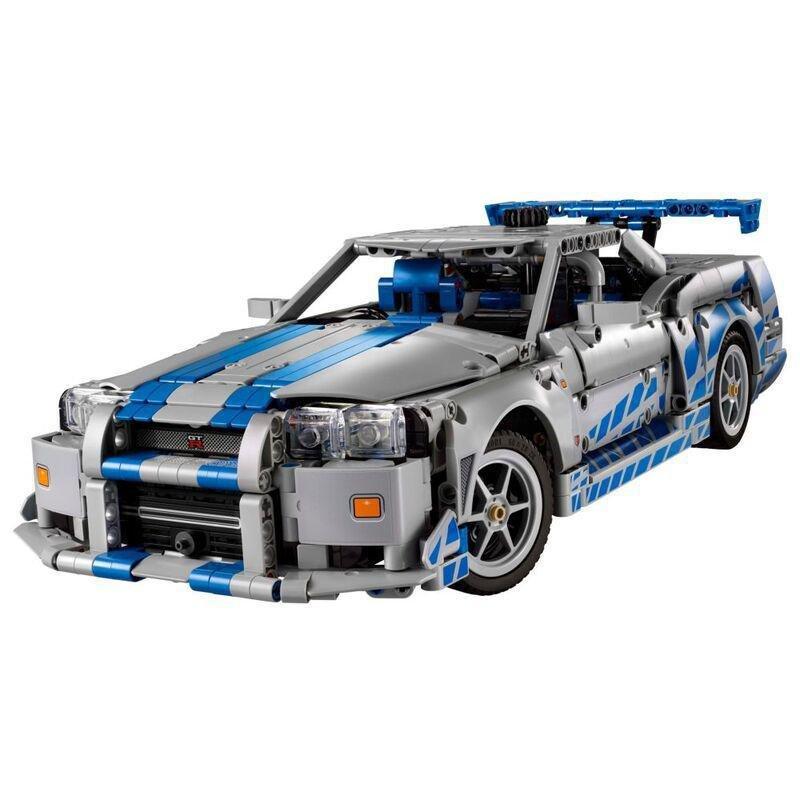 LEGO Technic 2 Fast 2 Furious Nissan Skyline GT-R (R34) Car Model Kit - 42110 (264 Pieces), , large image number 1