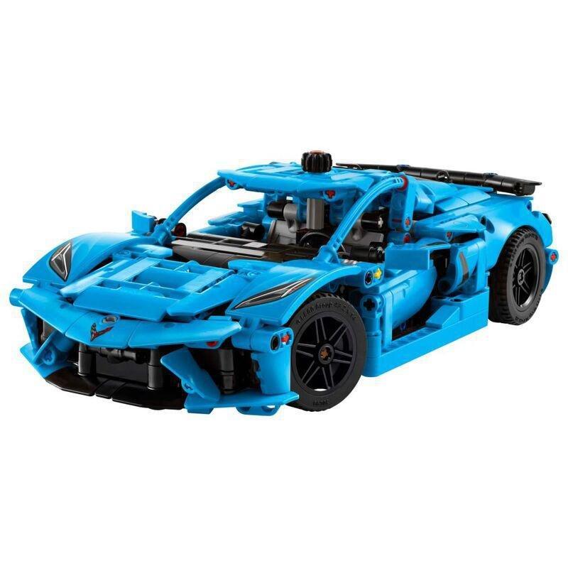 LEGO Technic Chevrolet Corvette Stingray Blue Car Model Kit - 42217 (732 Pieces), , large image number 1