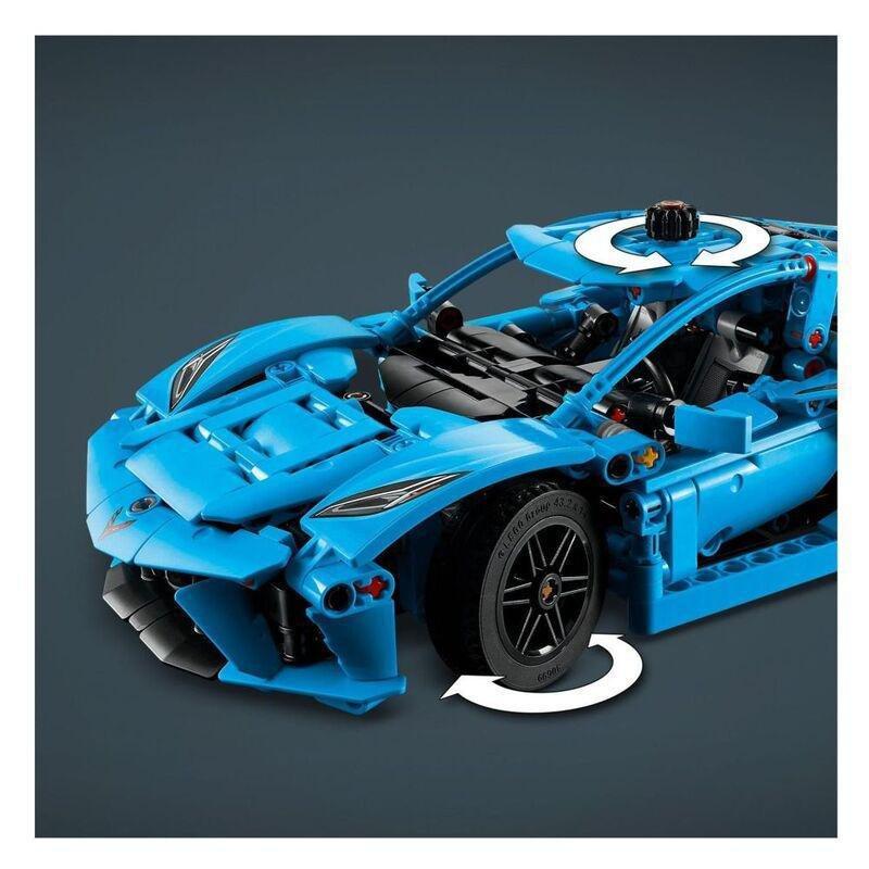 LEGO Technic Chevrolet Corvette Stingray Blue Car Model Kit - 42217 (732 Pieces), , large image number 6