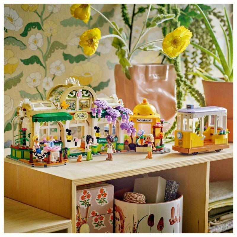 LEGO Friends Plant Café & Flower Shop Building Kit Pretend-Play Set - 42671 (973 Pieces), , medium