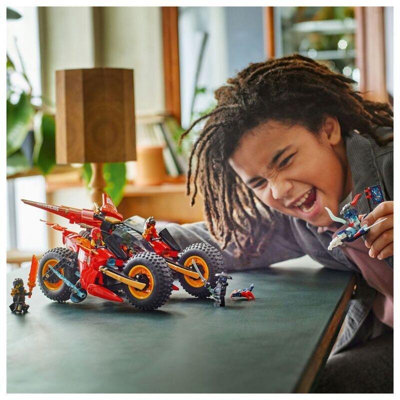 LEGO NINJAGO Ninja Combat Vehicle 3-in-1 Toy Building Set - 71844 (89 Pieces), , medium