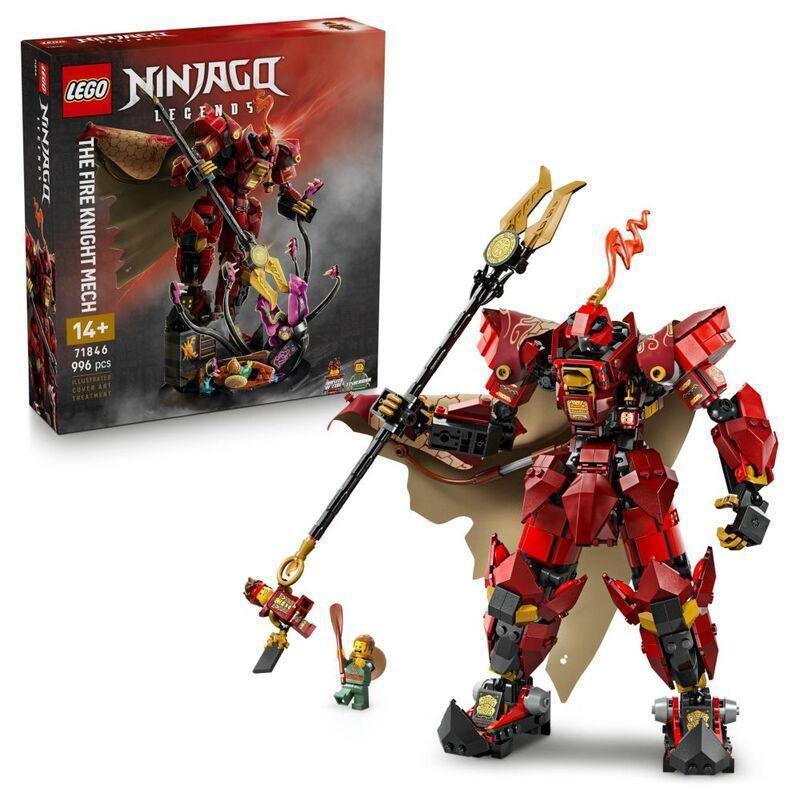 LEGO NINJAGO The Fire Knight Mech Building Kit - 71846 (996 Pieces), , medium