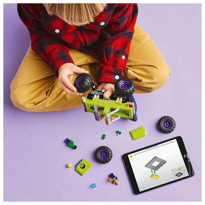LEGO Marvel The Hulk Truck vs. Thanos Super Hero Building Toy Vehicle - 76312 (243 Pieces), , large image number 3