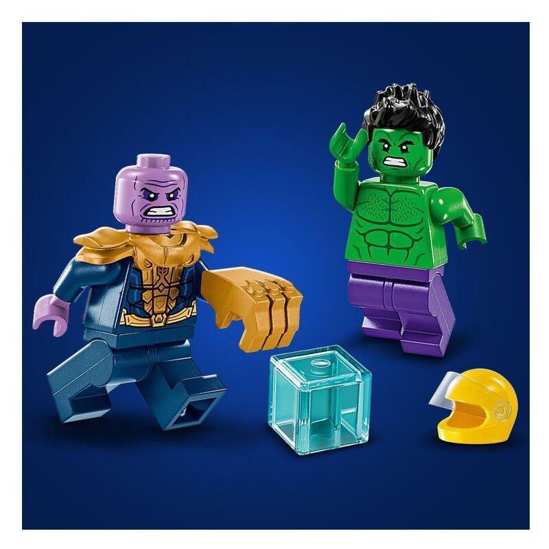 LEGO Marvel The Hulk Truck vs. Thanos Super Hero Building Toy Vehicle - 76312 (243 Pieces), , large image number 7