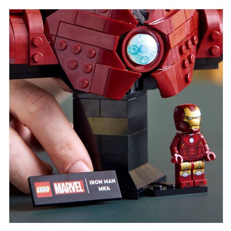 LEGO Marvel Iron Man MK4 Bust - Buildable Model for Adults with Minifigure - 76327 (613 Pieces), , medium