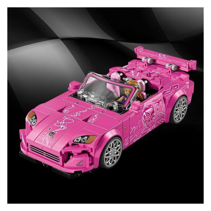 LEGO Speed Champions 2 Fast 2 Furious Honda S2000 Car Toy - 77241 (546 Pieces), , large image number 5
