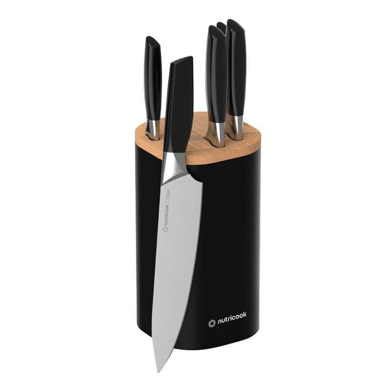 Nutricook Essentials Everyday Knife Set - Black, , large image number 0