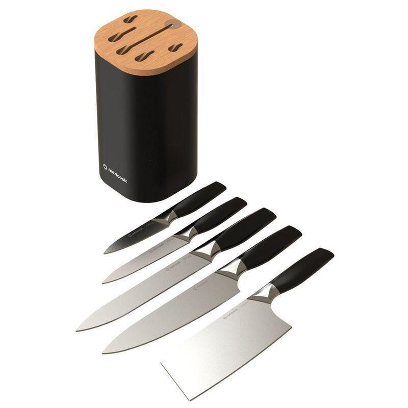 Nutricook Essentials Everyday Knife Set - Black, , large image number 1