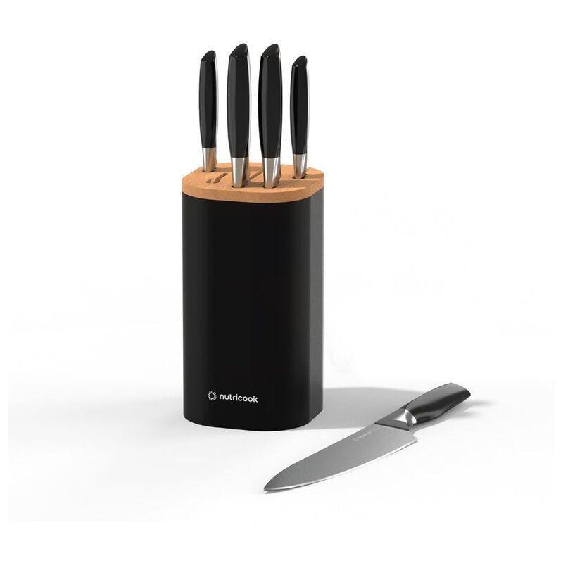 Nutricook Essentials Everyday Knife Set - Black, , large image number 2