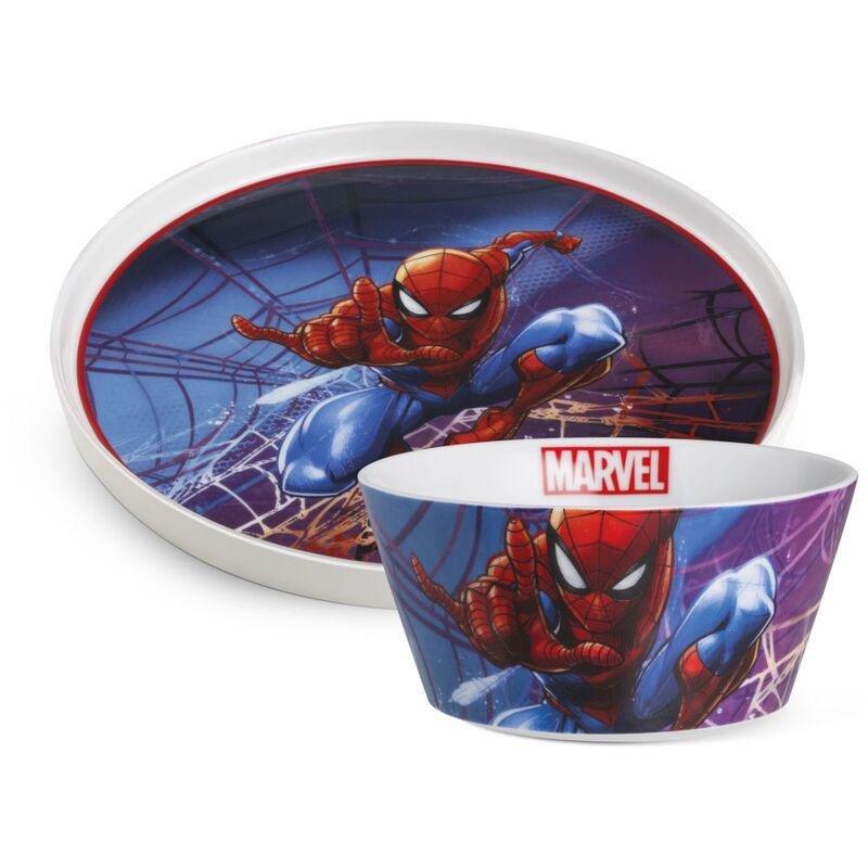 EGAN Marvel Set Side (Plate+Bowl) - Spider-Man, , large image number 0