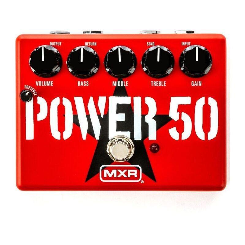Jim Dunlop TBM1 Mxr Tom Morello Power 50 Overdrive Pedal - Red, , large image number 0